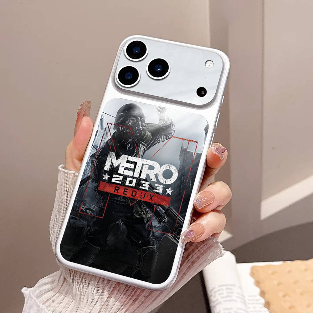 Постапокалиптическая игра Metro 2033 Наклейка-обертка Защитная задняя панель Для iPhone 17 Pro 17 Pro Max