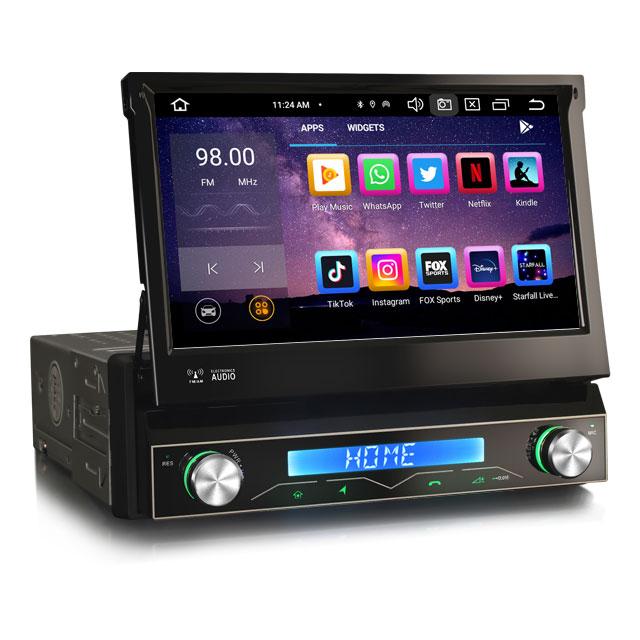 EU Stock Erisin ES8568U 7" Android 13.0 Universal 1 Din Car Stereo GPS System Wireless CarPlay Auto Radio DSP 4G LTE Slot IPS
