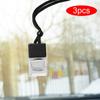3 Pieces Car Diffuser Bottles Empty 8ml Auto Pendants Office Home Decor Interior Accessories
