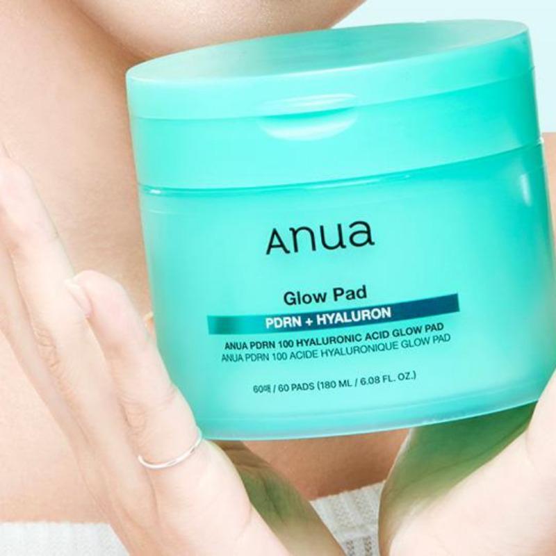 Anua PDRN 100 Гиалуроновая кислота Сияющие пэды 60 шт.