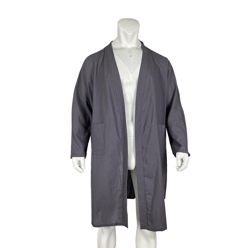Men's Spring/Summer Three-Quarter Sleeve Muslim Robe