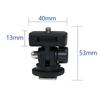 1/4" Inch Screw Hot Shoe Mount Adapter 180 Degree Adjustable Angle Pole for DSLR Camera Canon Nikon Flash LED Light Monitor