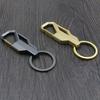 Простой дизайн, прочный цинковый брелок для ключей, мужской деловой брелок для автомобиля