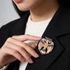 Унисекс Коллекционная Брошь с Американским Орлом, Украшенная Эмалью и Стразами, Аксессуар на Лацкан, Для Подарков и Мероприятий