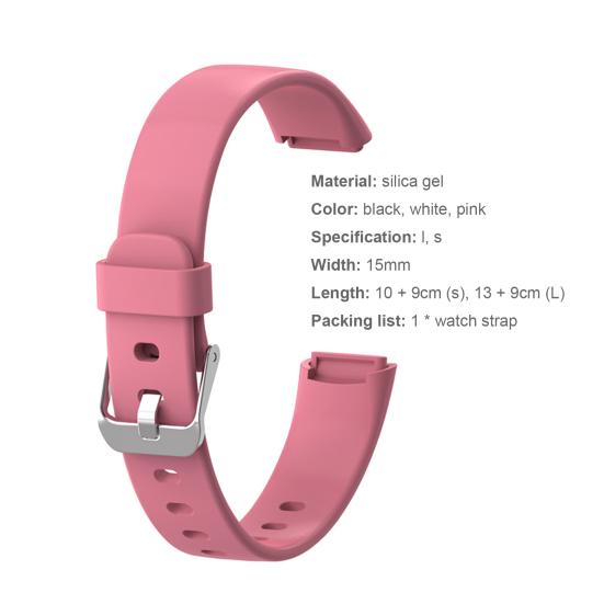 Ремешок для наручных часов 15 мм Удобный Водонепроницаемый Смарт Сменный Потостойкий Ремешок для наручных часов для Fitbit-Luxe