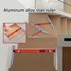 Многофункциональный алюминиевый измерительный инструмент для ступеней лестницы, Шаблон для ступеней лестницы, Регулируемый складной шаблон для ступеней лестницы