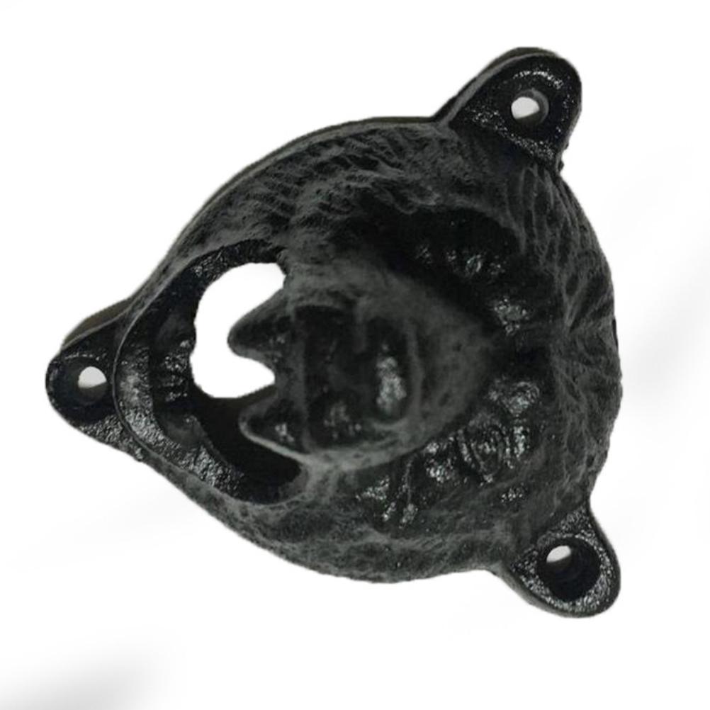 Wall Mounted Beer Bottle Opener Vintage Cast Iron Corkscrew for Bar Kitchen Tools