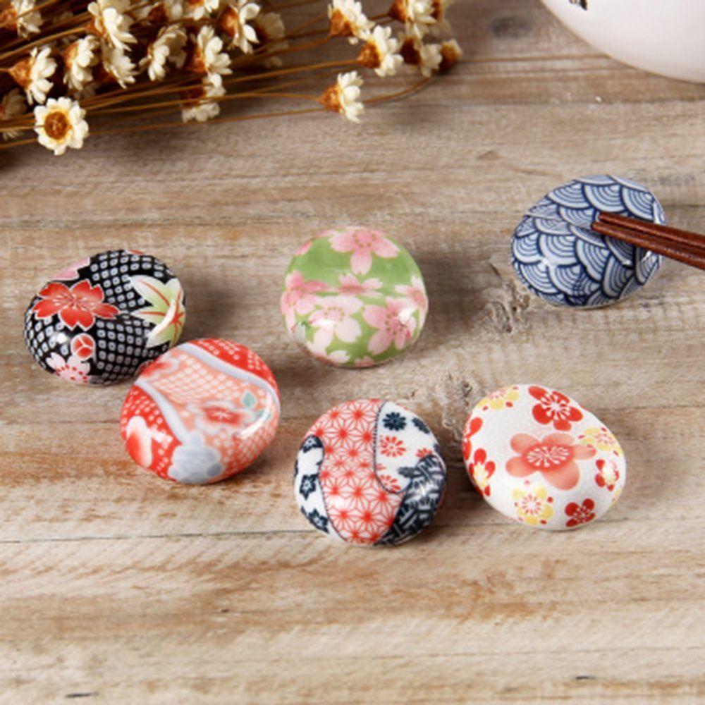 Porcelain Home Decoration Rest Japanese Tableware Cute Fork Rack Spoon Ceramic Chopsticks Holder