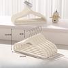 Children's Flocked Small Clothes Hanger Home Hanging Clothes Baby Scarless Anti-slip Clothes Hanger