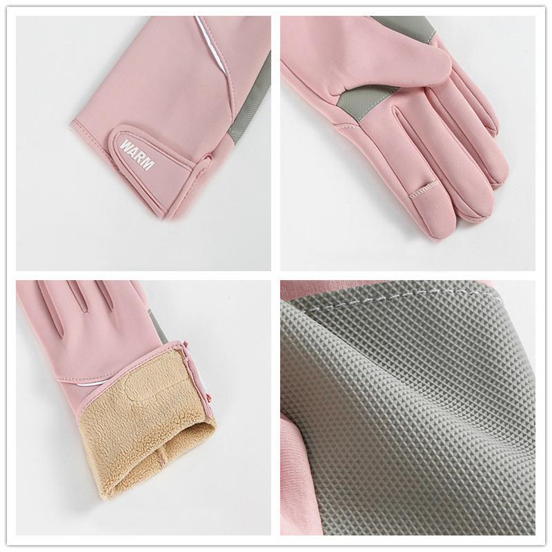 Зимние перчатки для мужчин и женщин, теплые перчатки для сенсорного экрана, водонепроницаемые, для пешего туризма, катания на лыжах, рыбалки, велоспорта, сноуборда, нескользящие перчатки