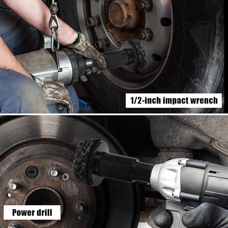 Инструмент для чистки ступицы колеса автомобиля, набор для шлифовки шпилек и ступицы, для гаек, легковых и грузовых автомобилей