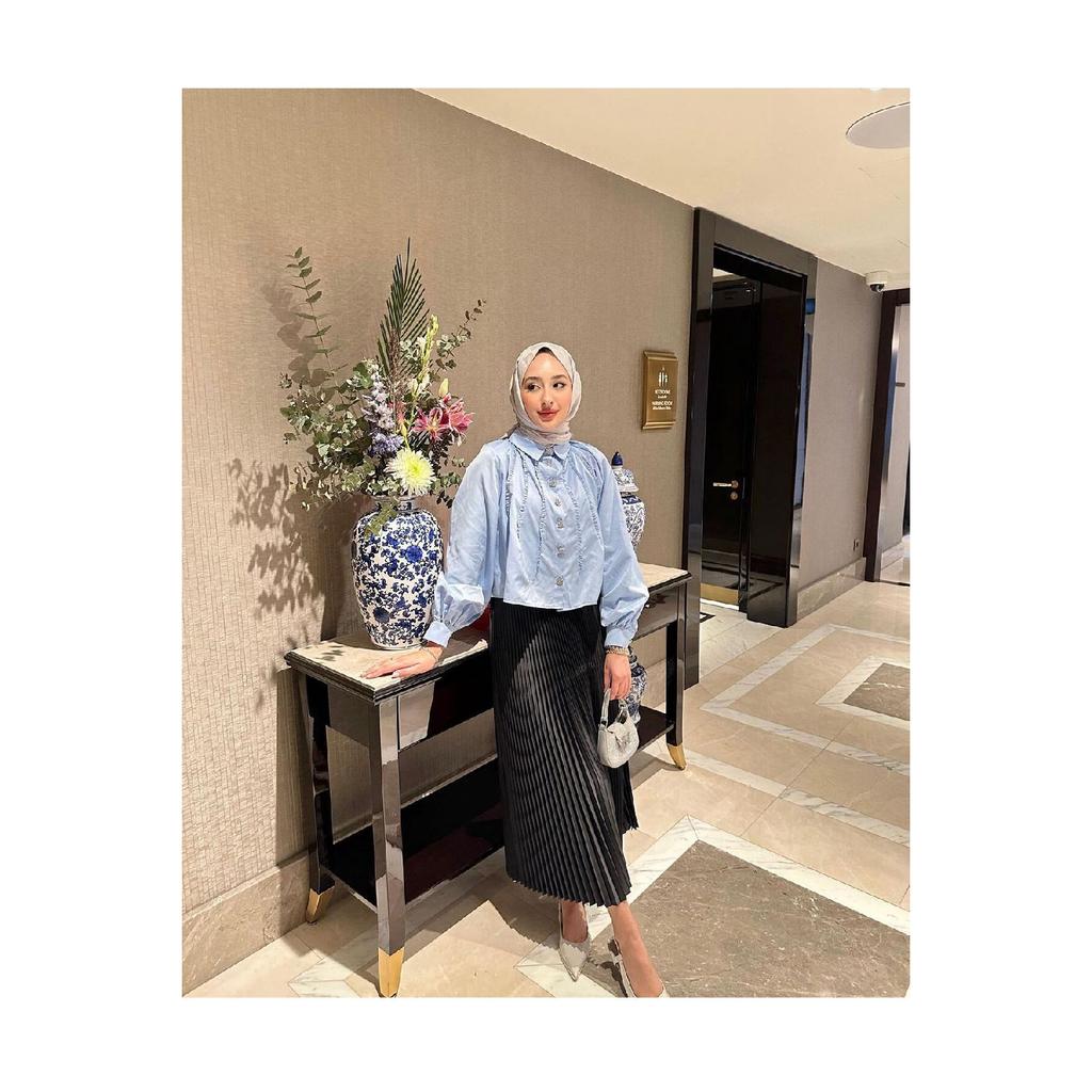 Плиссированная юбка в хиджабе