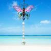 Colorfol Crystal Pendant Butterfly Hummingbird Sun Catcher Chain Rainbow Maker Prism Painted Glass Wind Chimes Home Garden Decor