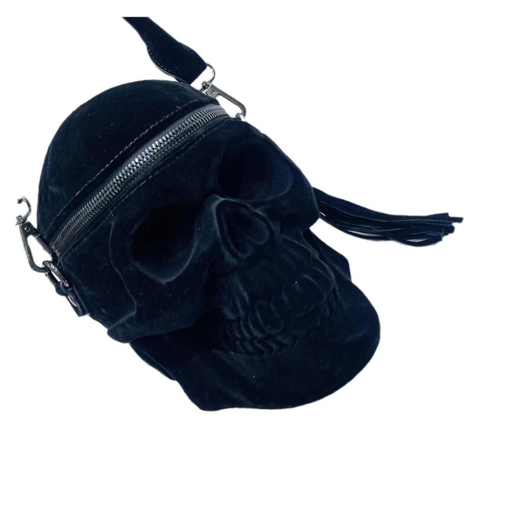 Модная сумка через плечо со светоотражающим черепом для мужчин и женщин — повседневный европейский и американский стиль