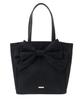 De Tote Tote Bag for Black [Maison Fleur] Bag, Water-Repellent 3-Room Women, 08000445600,