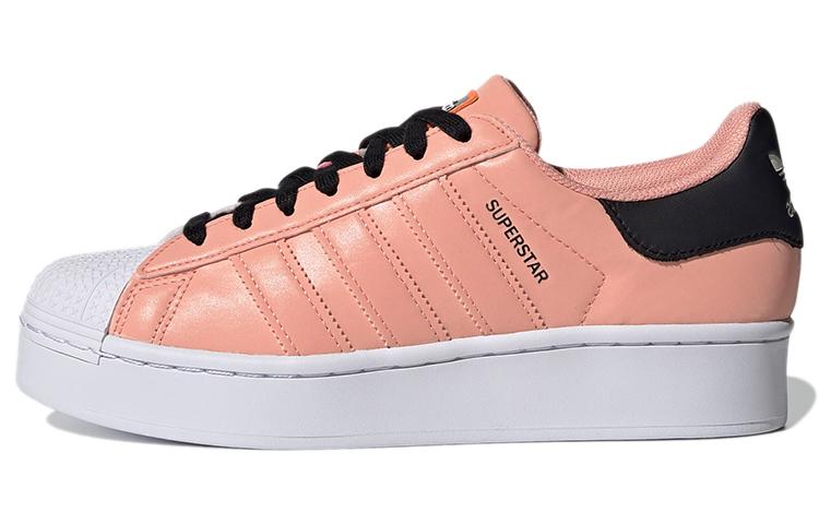 adidas Originals Superstar Collection Кеды для скейтбординга Женские Низкие Розово-Оранжевые FW3573