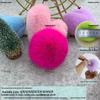 3cm 4cm 5cm Colored Imitation Rabbit Fur Pompon for Clothing, Bag Charms, Shoes & Hats DIY Decoration