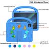 For iPad Air 11 (2025)/(2024)/iPad Pro 11 (2025)/11 (2024) Kickstand Case Cartoon Design Anti-Drop EVA+PC Tablet Cover with Strap for Kids