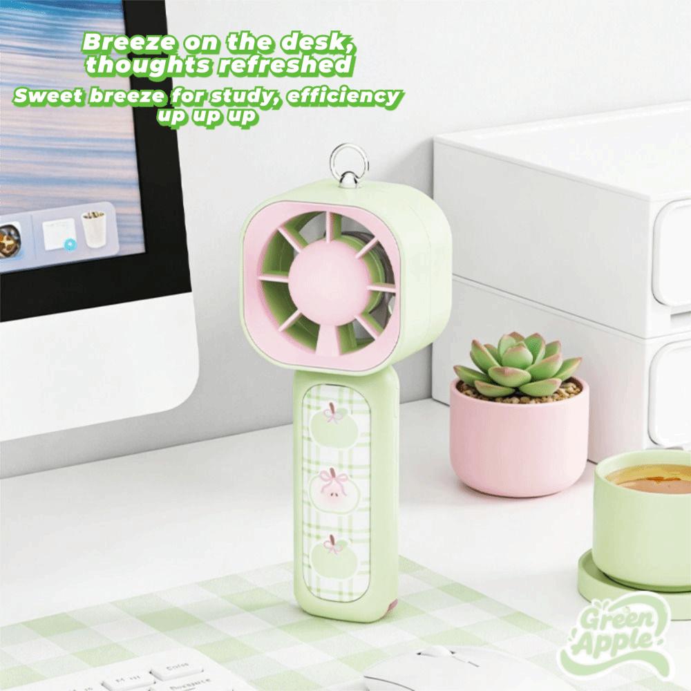 Quiet Operation Handheld Mini Fan Lightweight Design USB Rechargeable Fan Desktop Use