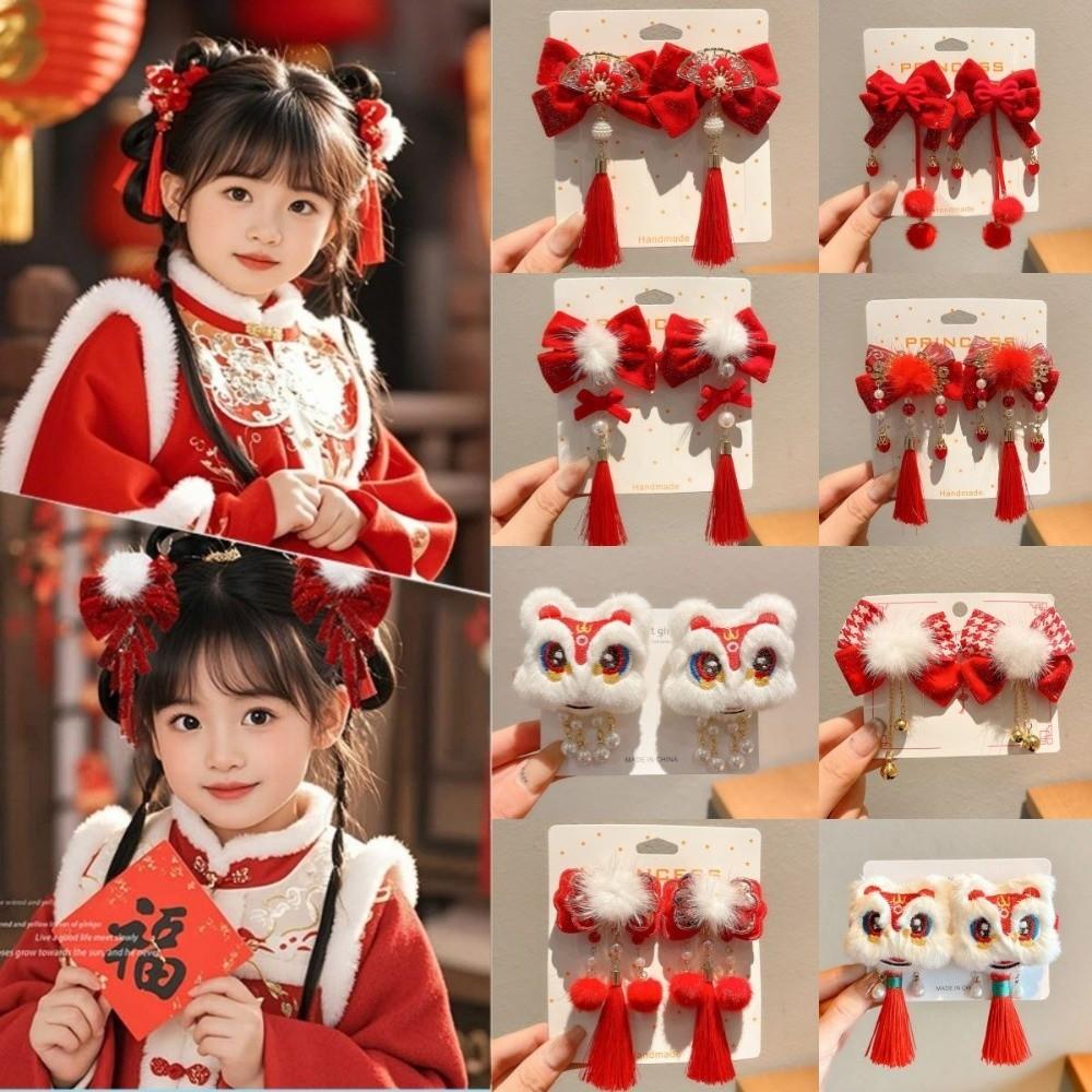 Tassels Japanese Kimono Headwear Bow New Year Bow Hairpin Chinese Tassel Fan Hairpin Decorations