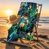 Ben 10 Cartoon Print Beach Towel Design, Soft, Lightweight. for Home Bathroom, Spa, Pool, Yoga, Surfing, Camping, Gift for Family, Friend