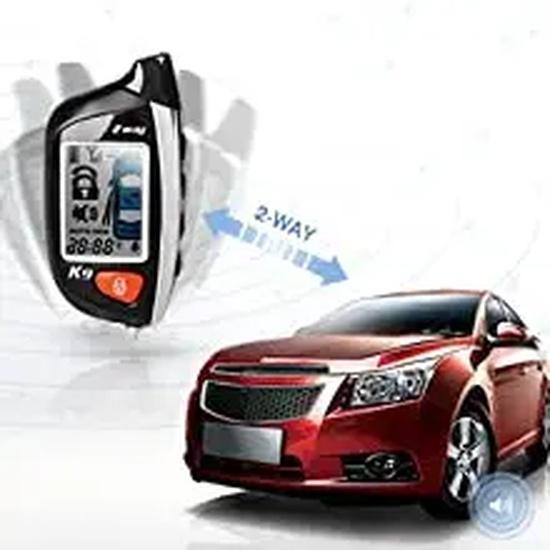 SPY 2 Way Car Alarm System with LCD Pager Display Remote Engine Start Turbo Timer Mode Shock Alarm DC12V Long Remote Range