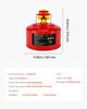 VEVOR Safety Gas Can, 9.5 L Type I Red Safety Can for Gasoline with Stainless Steel Flame Arrester, Self-Closing Lid, and PE Funnel