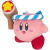Sanei Boeki Kirby Коллекция Всех Звезд Кёрби с Молотом Плюшевая Игрушка 17x11.5x15см
