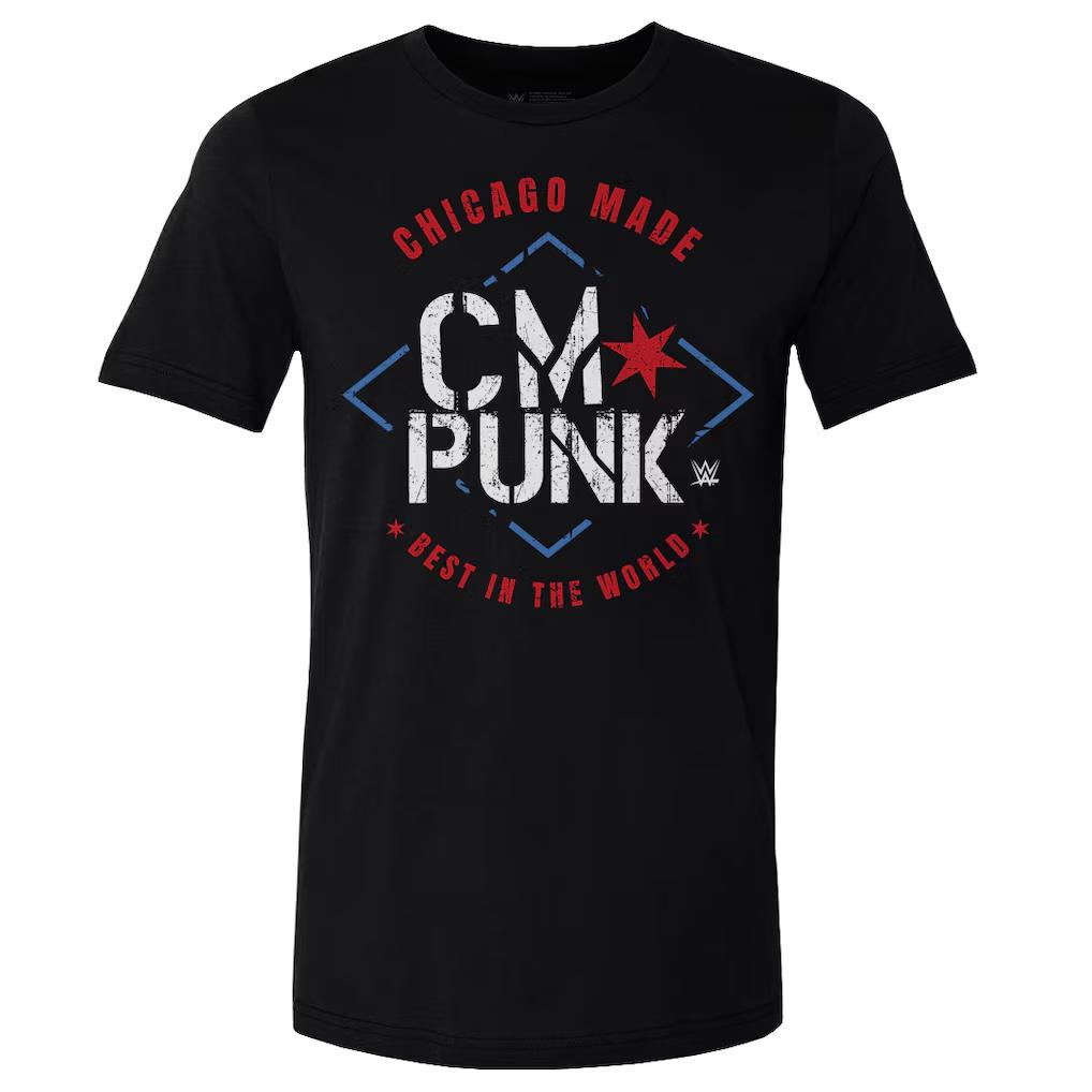 2026 Новая серия CM Punk Хлопковая футболка для мужчин и женщин Летняя одежда Модная Повседневная футболка с коротким рукавом Уличная одежда