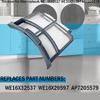 WE16X32537 WE16X29597 AP7205579 Замена сетки фильтра ворса сушилки для GFD55ESMN0DG GFD55ESMN0WW GFD55ESMN1DG