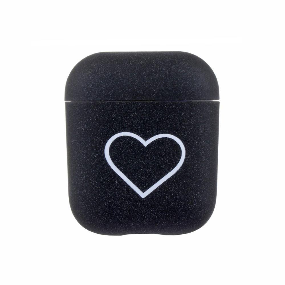 Love Heart Couples Case Cute Heart Earphone Case Cute Design Protective Cover  Earphone Accessories