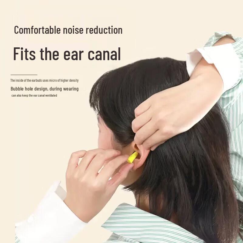 3M Беруши для сна и учебы с высоким уровнем шумоподавления, пулевидные, с медленным восстановлением, 10 пар/коробка