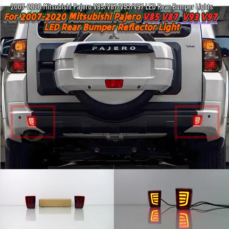 Светодиодные задние бамперные огни для Mitsubishi Pajero V85/V87/V93/V97 2007-2020