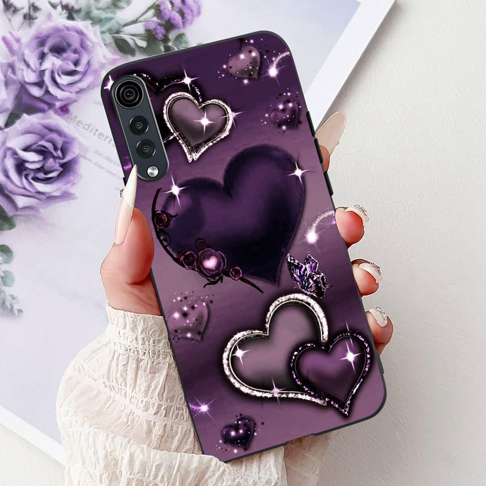 Чехол для LG Velvet 4G 5G Милый Кот Роскошная Мода Цветы Смешная Расписная Задняя Крышка Для LG Velvet 5G UW Чехол для Телефона Силиконовый