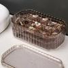 Transparent Jewelry Storage Box Large Capacity Multi-layer Dustproof Earrings Rings Container Desktop Jewelry Organizer Case