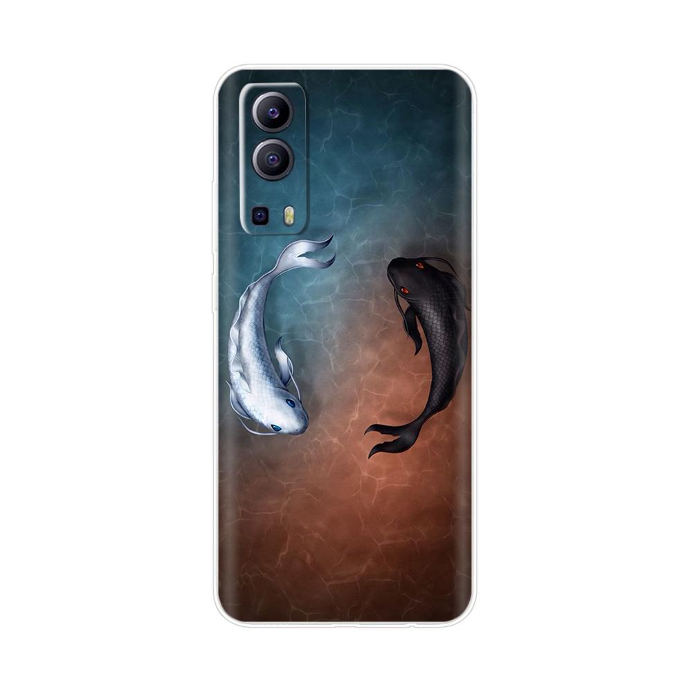 Для Vivo Y72 5G Чехол Силиконовый Мягкий Прозрачный ТПУ Чехол для Телефона Для Vivo Y52 5G vivoY72 Y 72 52 5G Чехол Funda Защитный Coque