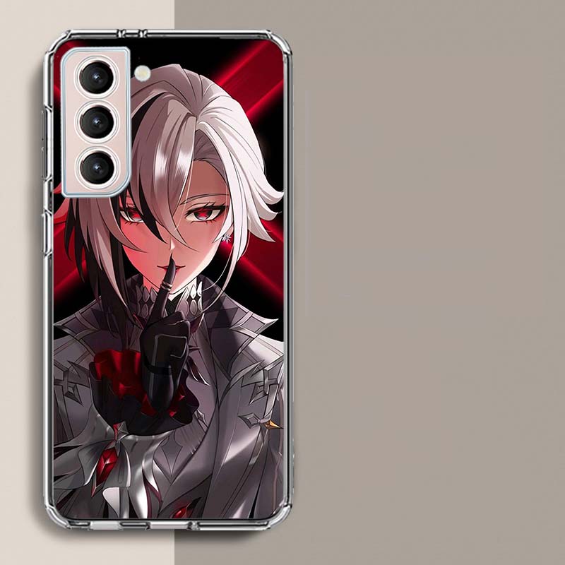 Чехол для телефона Arlecchino Genshin Impact для Samsung A16 A17 A26 A36 A56 A57 A55 A54 A37 A15 A25 A35 A14 A24 A34 Galaxy Note 20 10 A