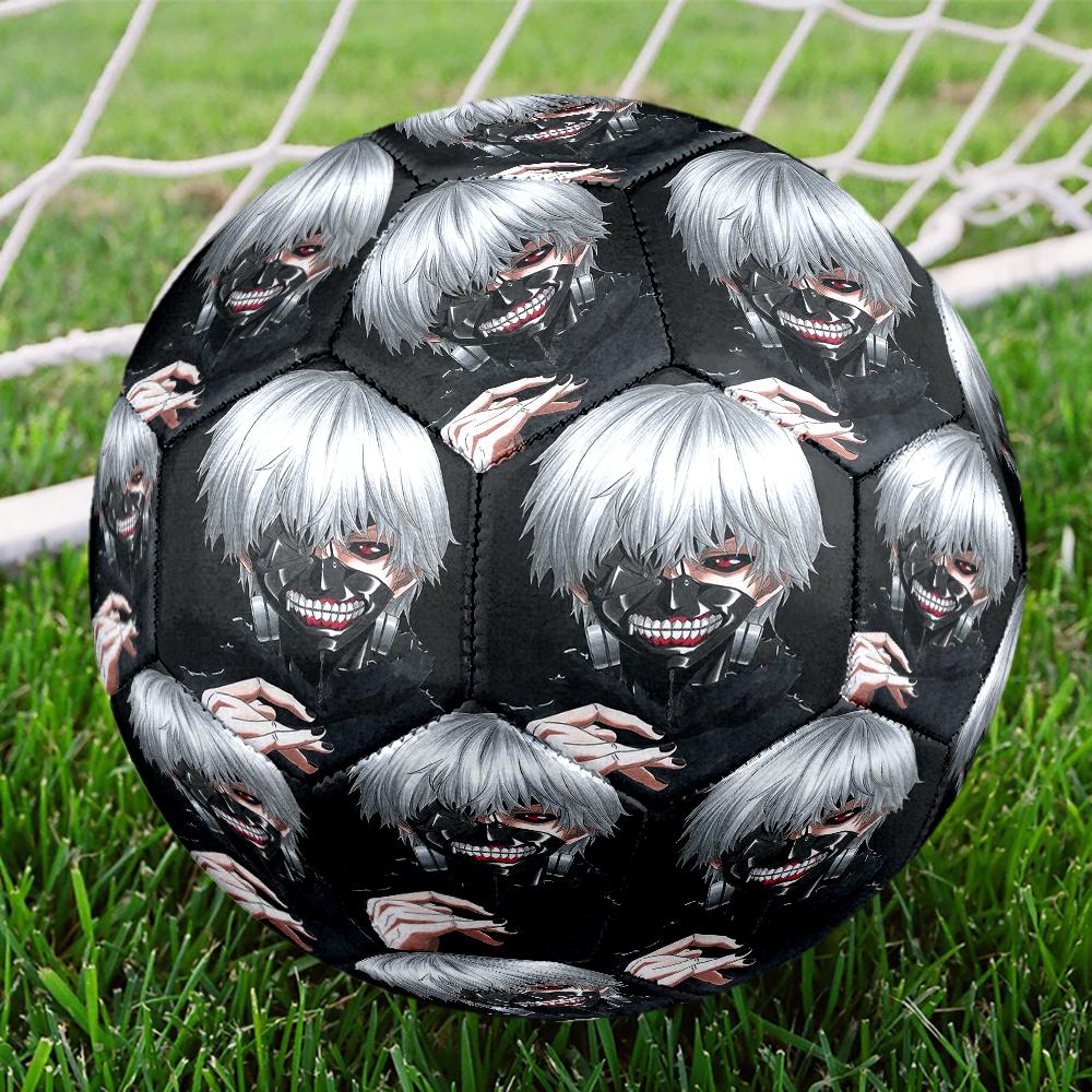 Tokyo Ghoul Theme Size 5 Soccer Ball, Suitable for Both Indoor and Outdoor Matches, a Gift Suitable for Everyone.