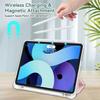Coque pour iPad Pro 11 Pouces M4 M5 (2024 2025) Protection Coins Renforcés avec Porte-Stylet - Rose