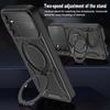 For Samsung Galaxy A35 5G Magnetic Case Shockproof TPU + PC Phone Back Cover with Kickstand