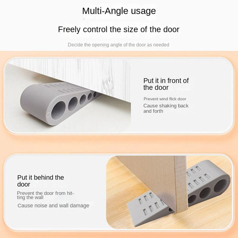 Защитные накладки на стены Клиновые дверные упоры Противоскользящие блоки для предотвращения столкновений Новые дверные упоры Дверь