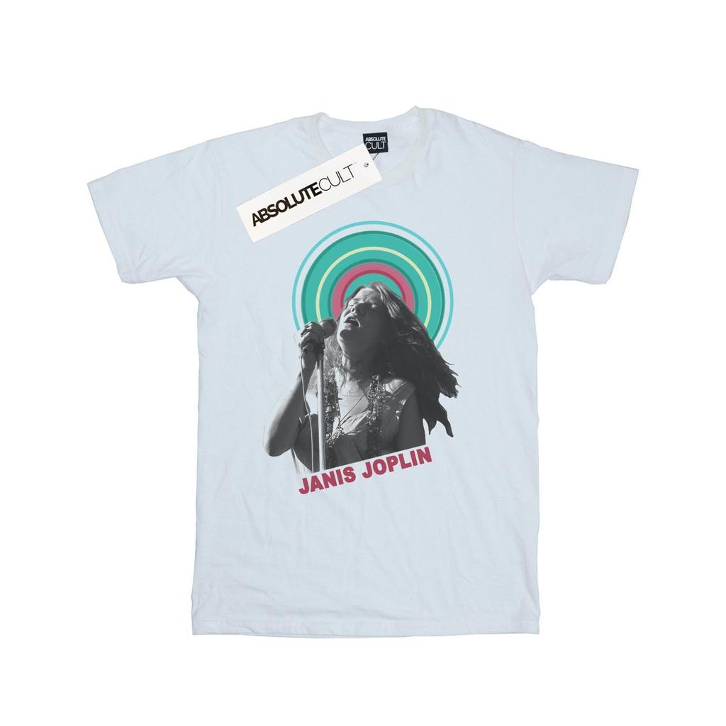 Janis Joplin Mens Halo Photo T-Shirt