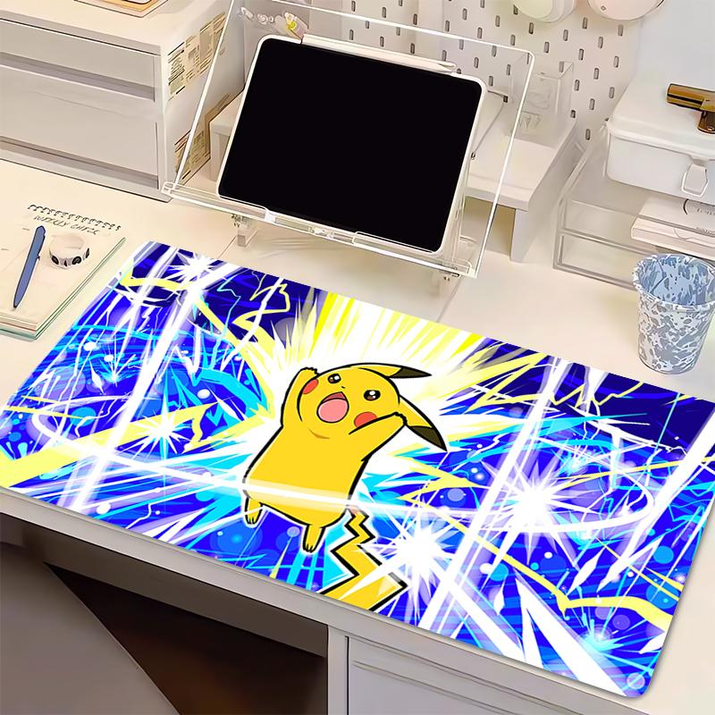 Natural Rubber Mouse Pad Pokemon Pikachu XXL Gamer Keyboard Pad pc Desk Mouse Mat Carpet Tapis Souris Gaming Notbook Mousepad