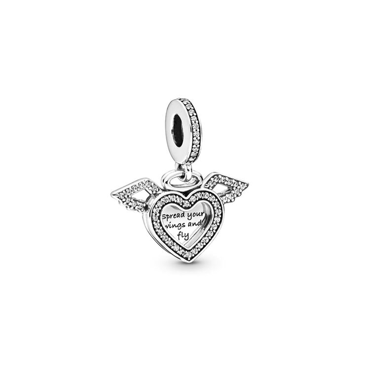 Pandora Angel Wings 925 Silver Pendant Women jewelry 798485C01