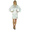 Bimba Women Short Satin Getting Ready Robe Bridesmaid Kimono Sleeve Coverup