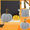 Halloween Greys Pumpkin Autumns Decoration Knitted Pumpkin Ornament