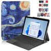 Чехол для Microsoft Surface Go 4 3 2 GO4 GO3 GO2 10,5 дюйма 10,5" С подставкой из ПУ кожи Передняя поддержка Напряжение Чехол-планшет со слотом для стилуса
