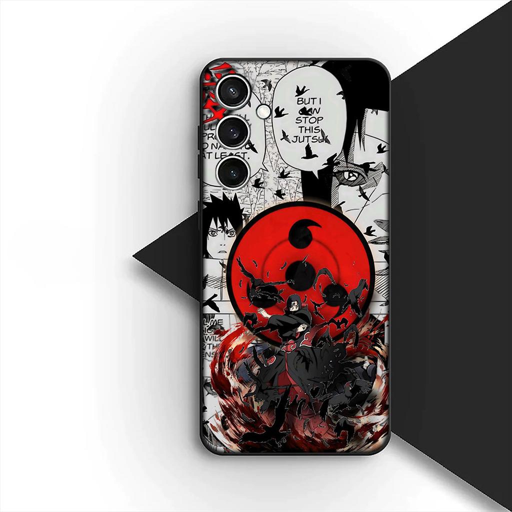 Anime Uchiha Itachi Narutos Cover for Samsung Galaxy S10 Lite S8 S9 Plus A33 A34 A31 70 A71 A72 Note 20 9 8 Coque Phone Case