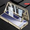 For Samsung Z Fold 7/6/5G Electroplating Phone Case Transparent Shell Film Shockproof Protective Cover for Fold 7/6 Hinge