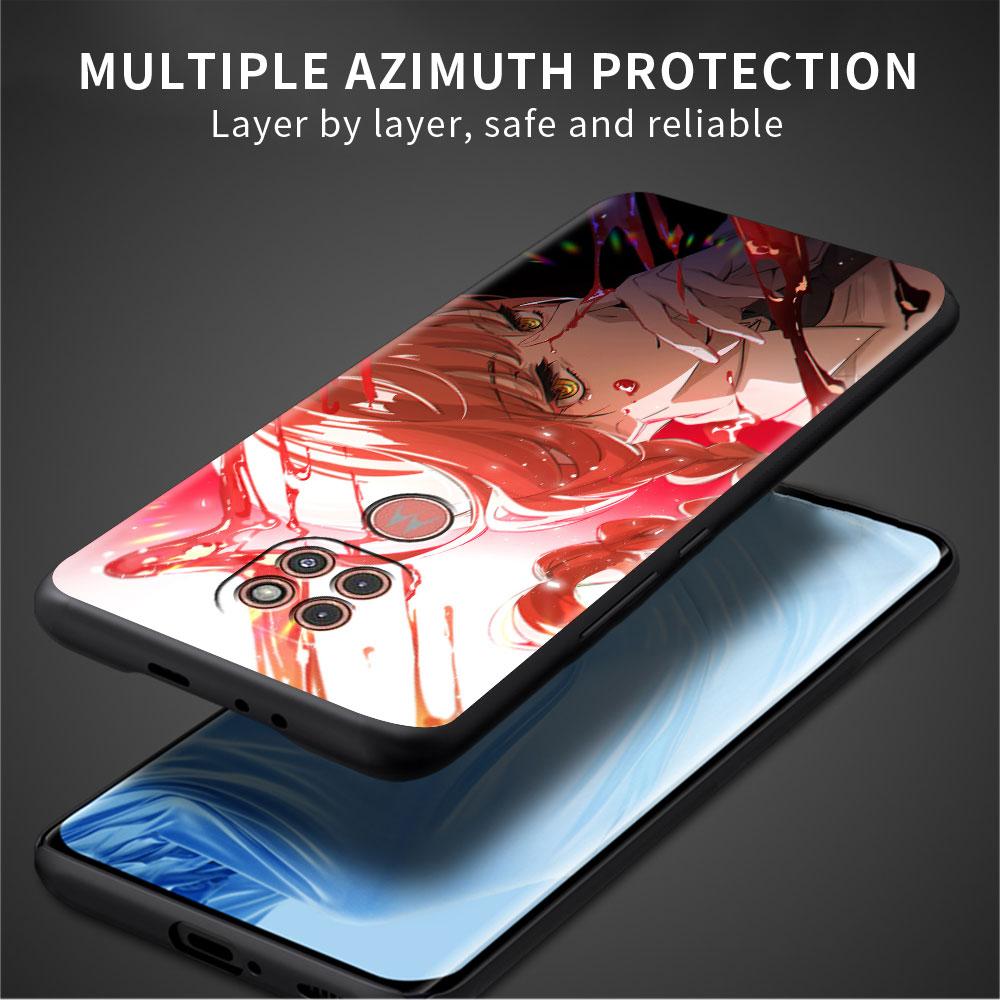 Чехол для Motorola G60 G30 G22 Edge 20 Lite G31 One Fusion G9 G8 G60s G51 G71 G52 G200 G50 мягкий чехол для телефона с бензопилой Makima
